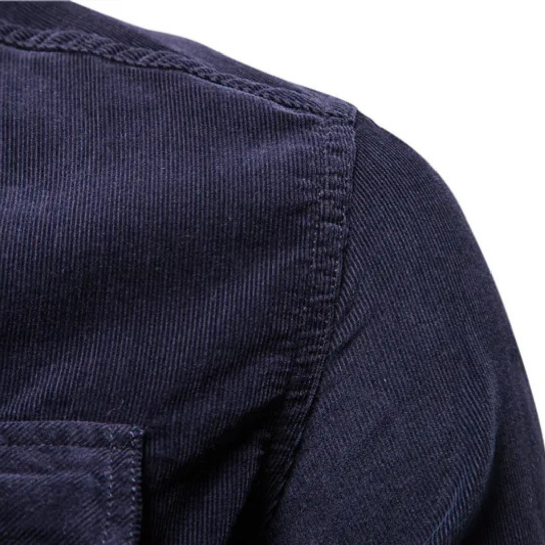 La chemise décontractée en velours côtelé pour homme Lecce