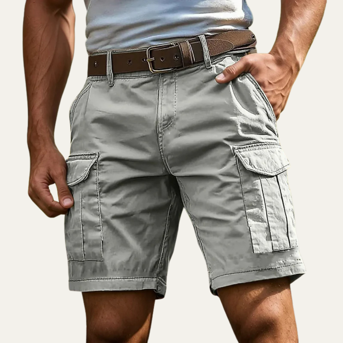 Les Shorts Utilitaires Décontractés d'Été pour Hommes Mayfield avec Poches