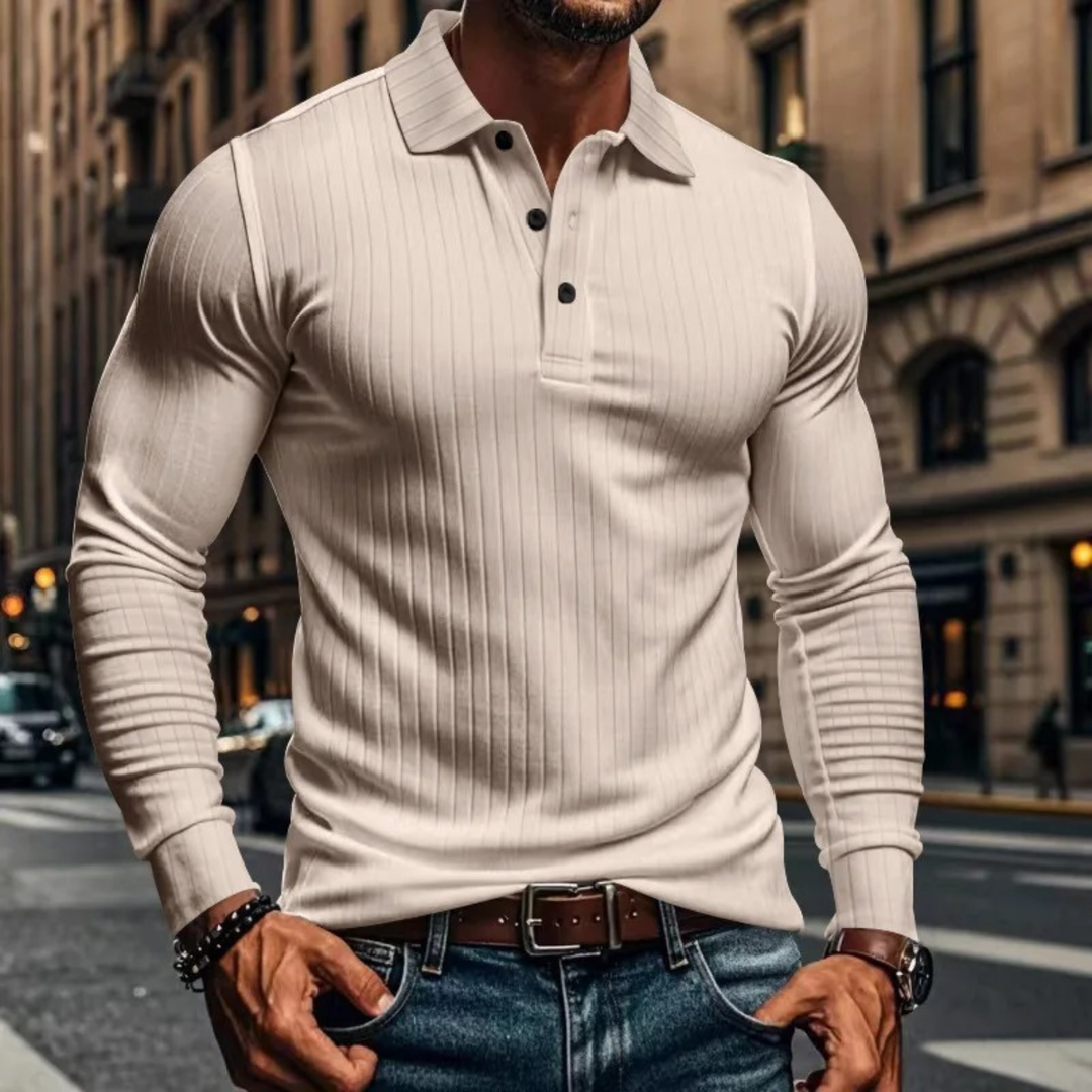 Le Polo en Maille Côtelée pour Homme Sorrento