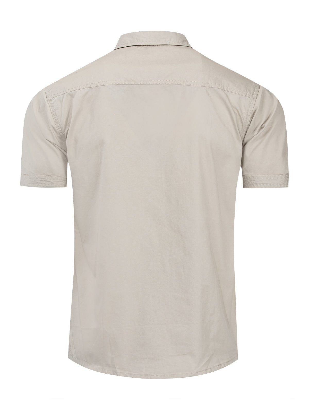 Chemise à Manches Courtes pour Homme, Décontractée et Extérieure avec Poche
