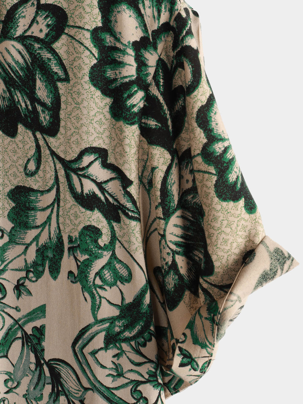 Chemise hawaïenne à manches courtes et à imprimé floral pour homme style vintage respirante style vacances