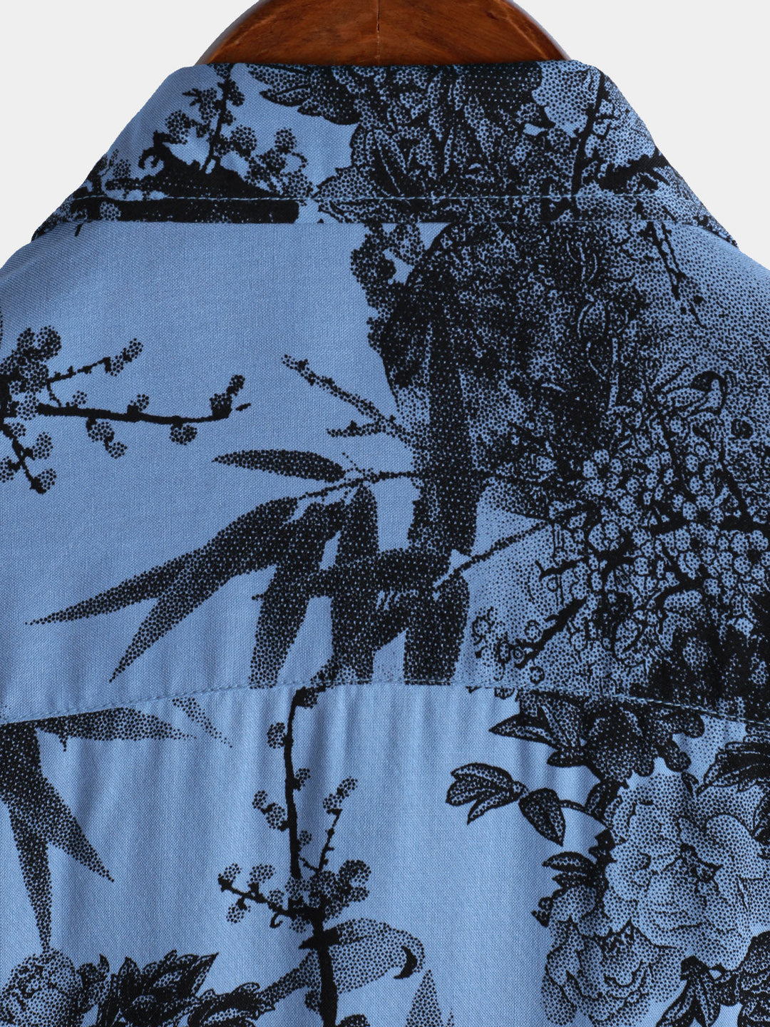 Chemise hawaïenne à manches courtes pour homme, style rétro, respirante, motif floral