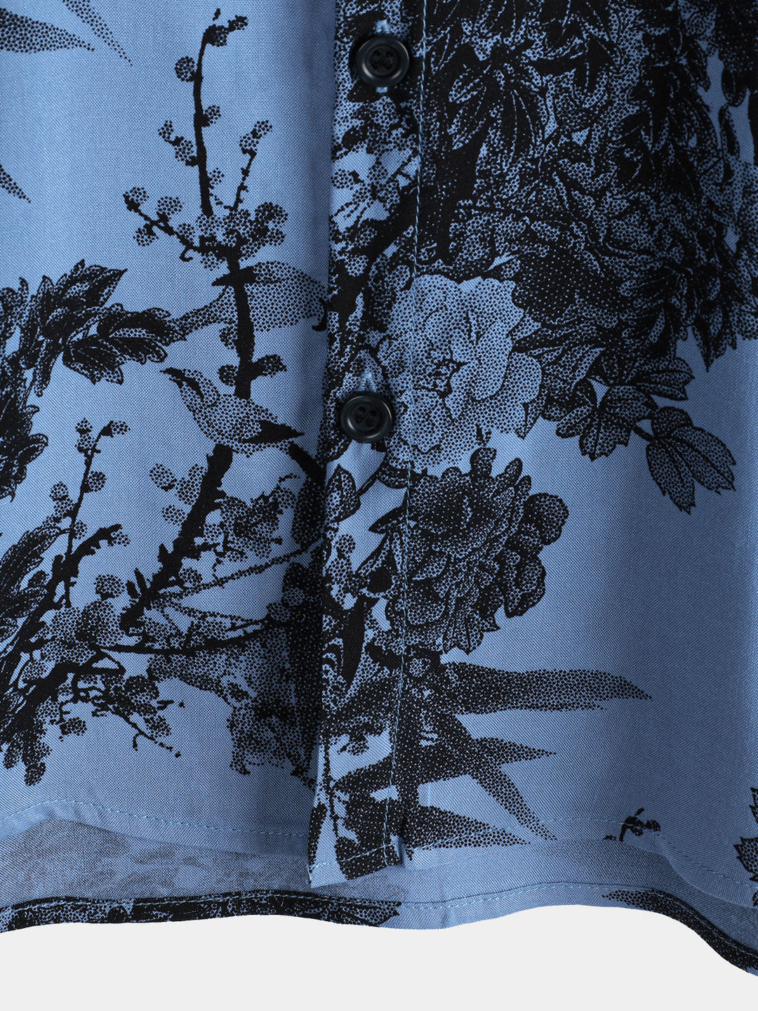 Chemise hawaïenne à manches courtes pour homme, style rétro, respirante, motif floral