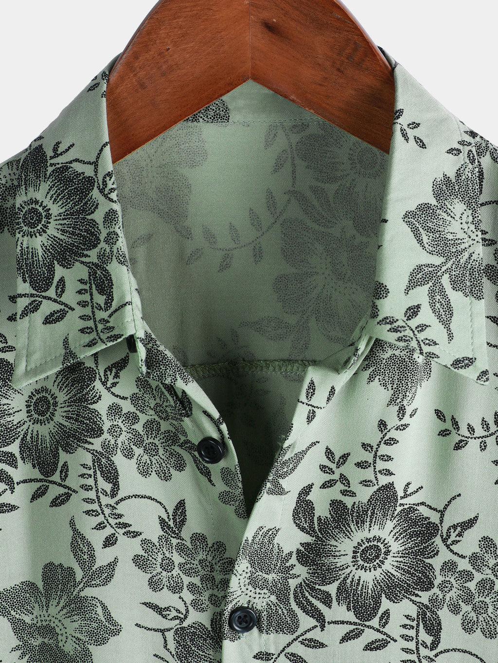 Chemise hawaïenne à manches courtes pour homme, imprimé floral vintage, style vacances