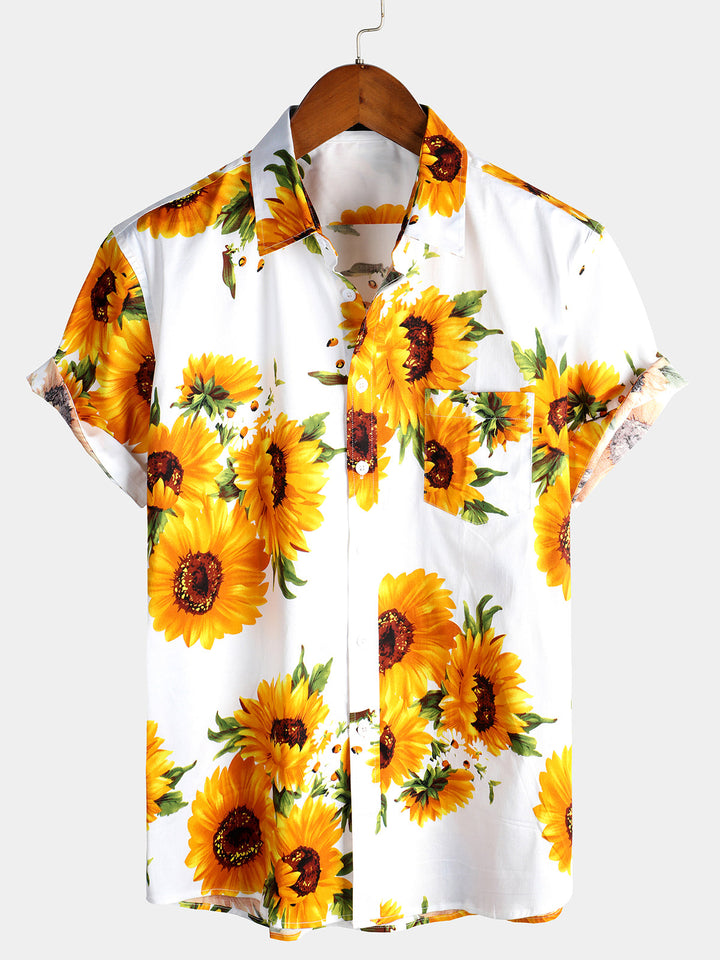 Chemise à manches courtes à boutons d&