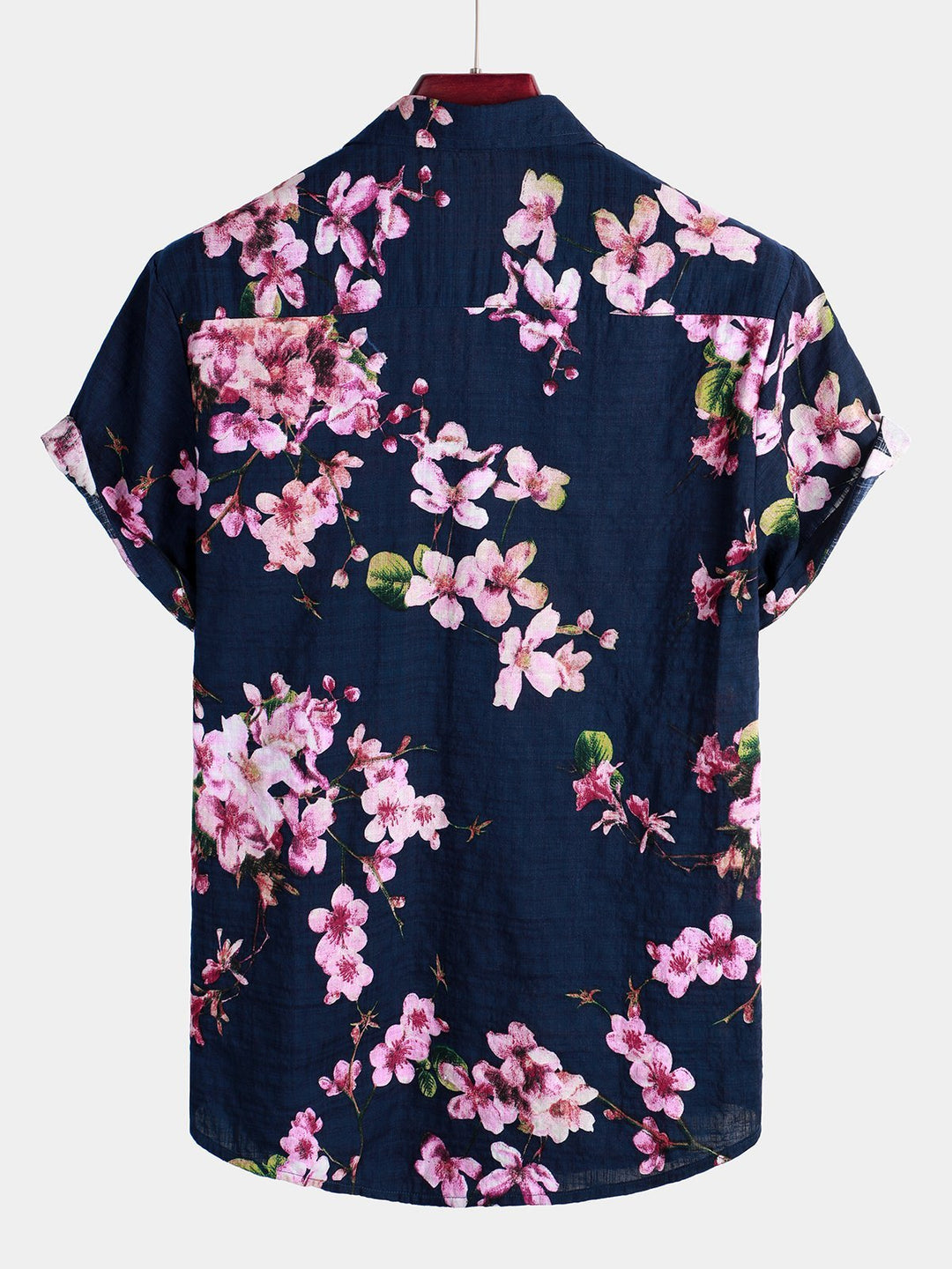 Chemise hawaïenne tropicale en coton floral pour homme