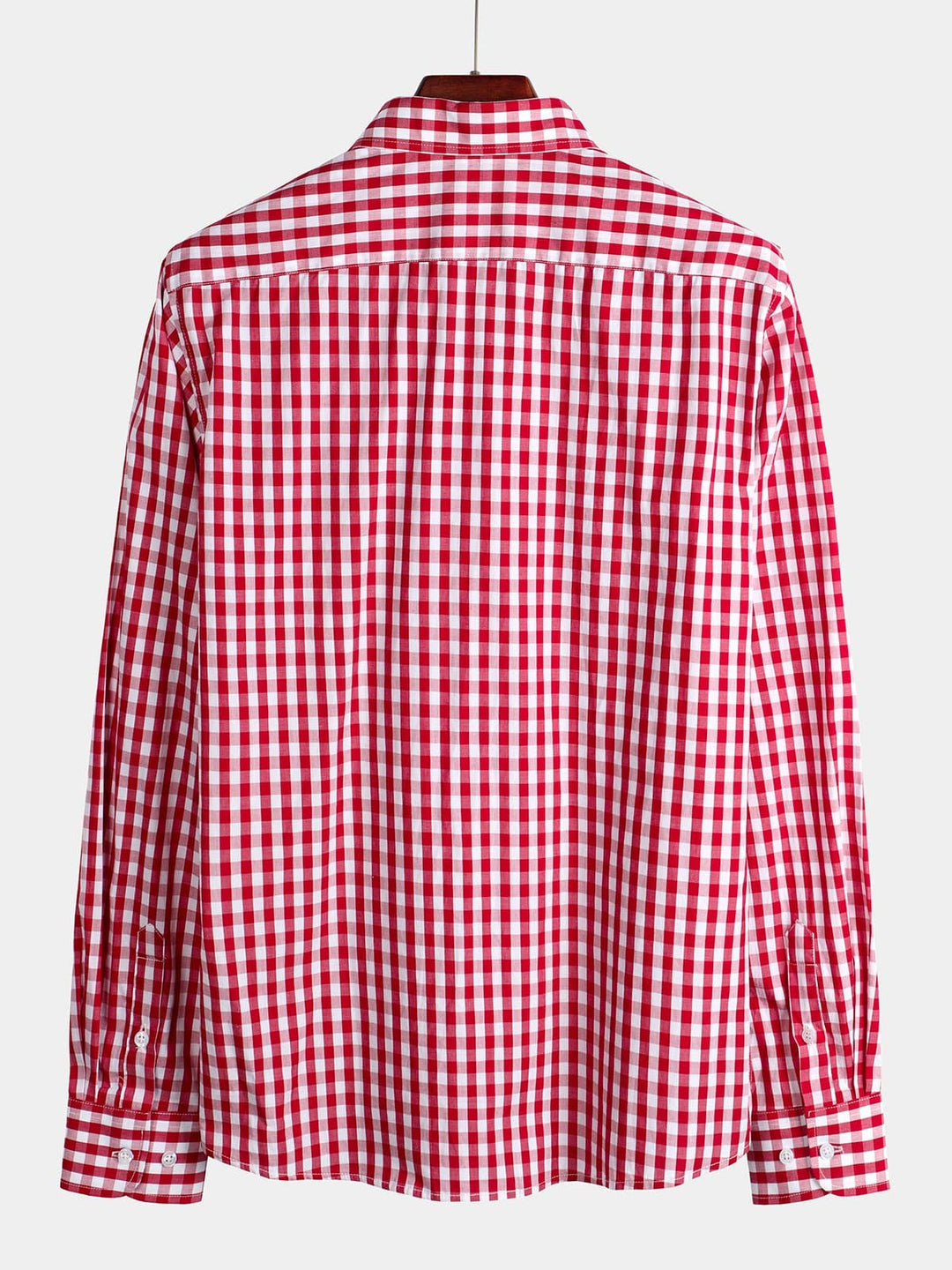 Chemise coupe classique en coton à carreaux