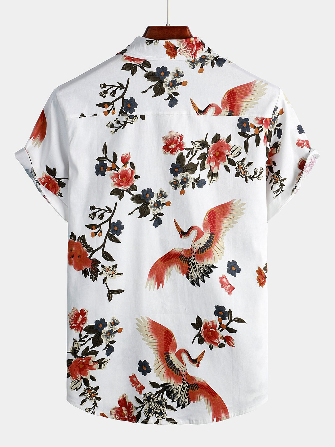 Chemise décontractée hawaïenne tropicale pour hommes
