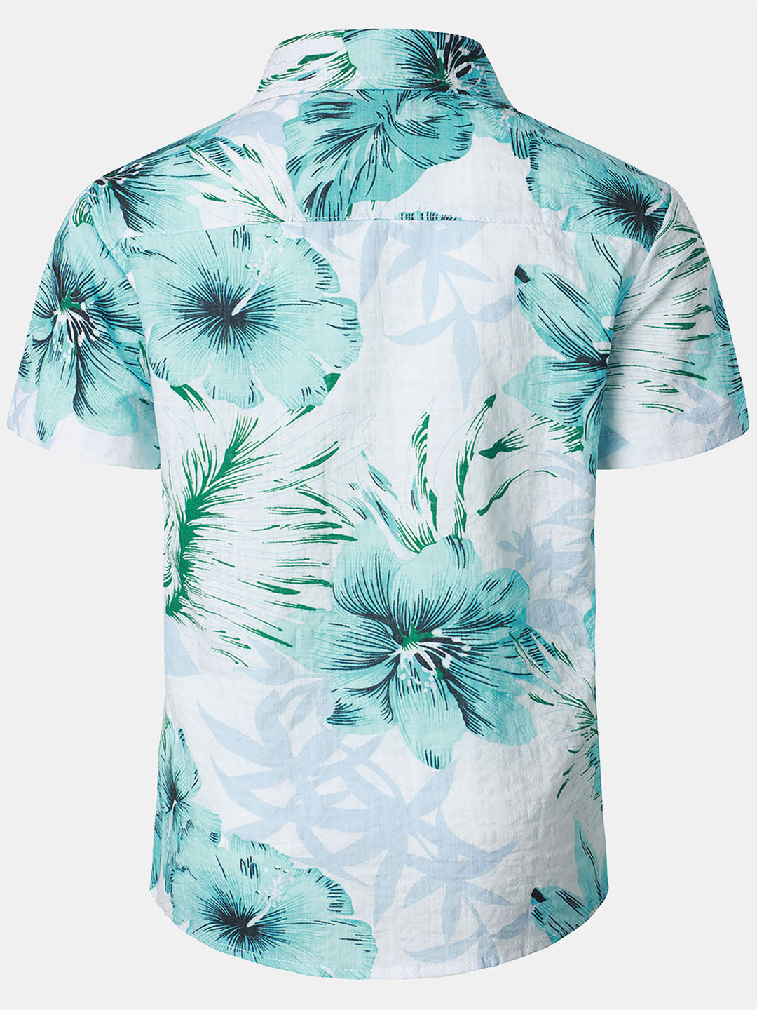 Chemise à manches courtes pour enfants, imprimé floral, tropical, Aloha, vacances, été, plage