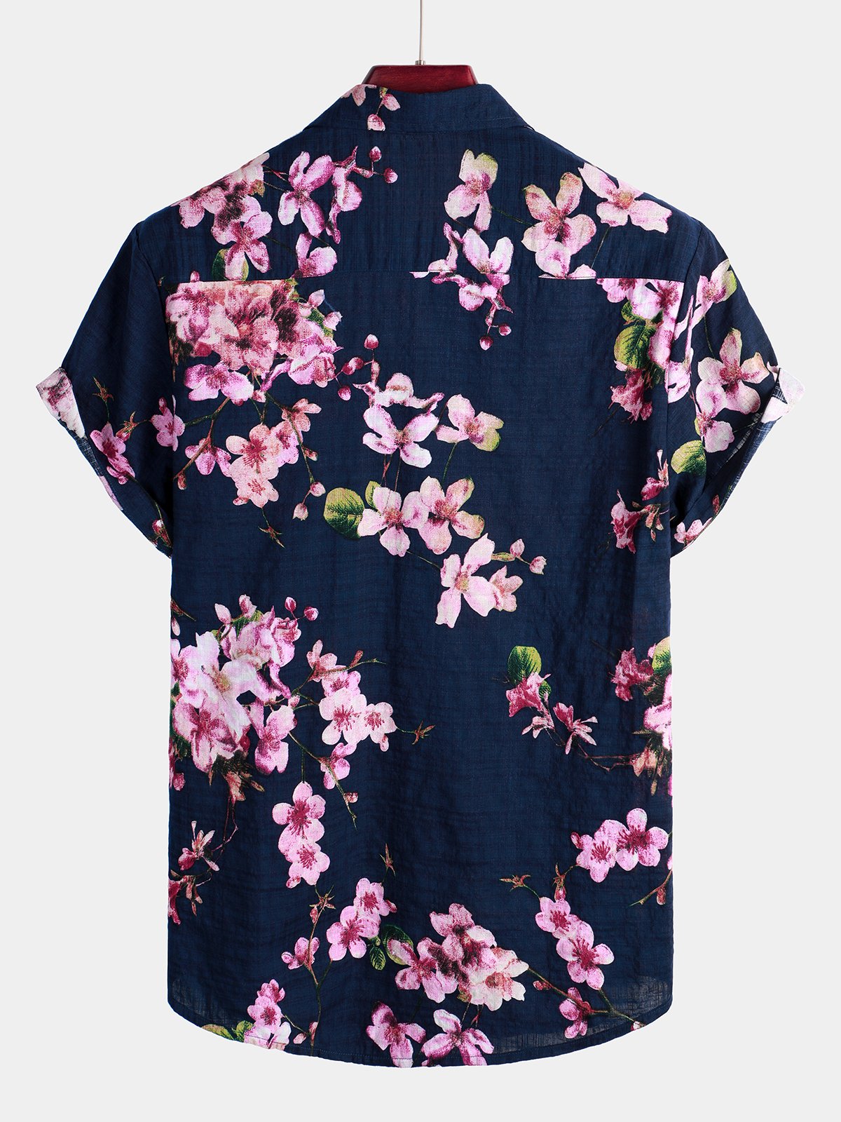 Chemise à Manches Courtes avec Imprimé Floral pour Homme