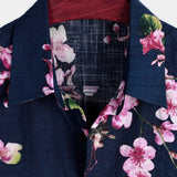 Men's Floral Print Short Sleeve Shirt