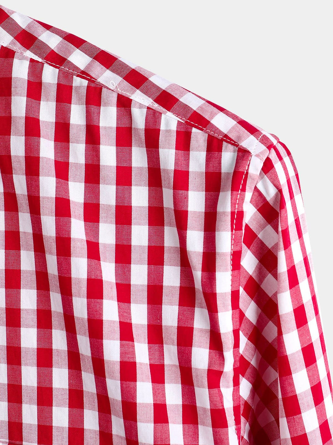 Chemise coupe classique en coton à carreaux
