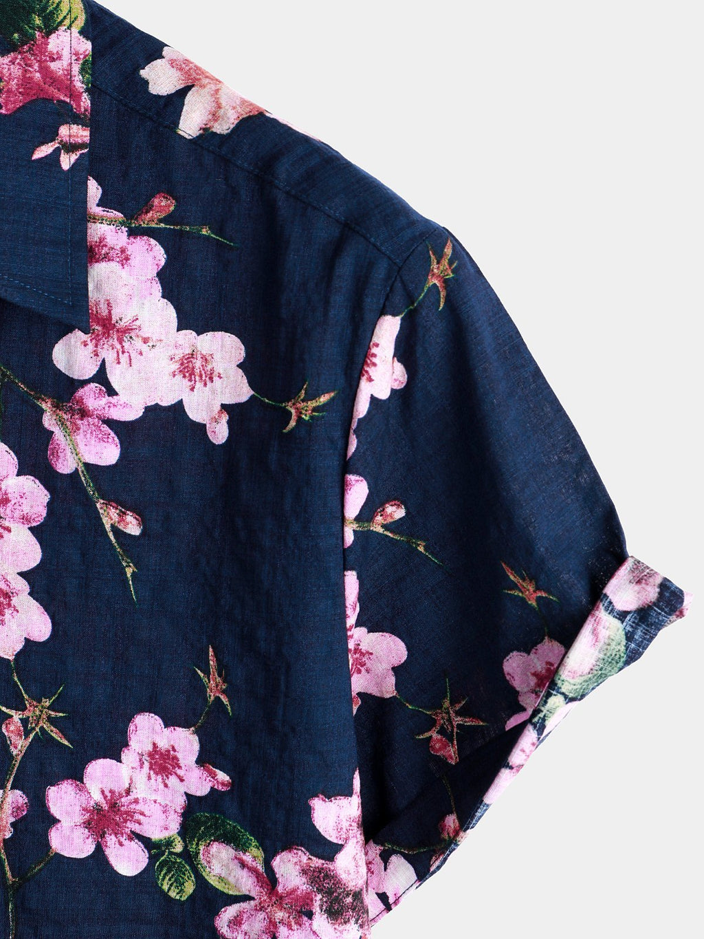 Chemise hawaïenne tropicale en coton floral pour homme