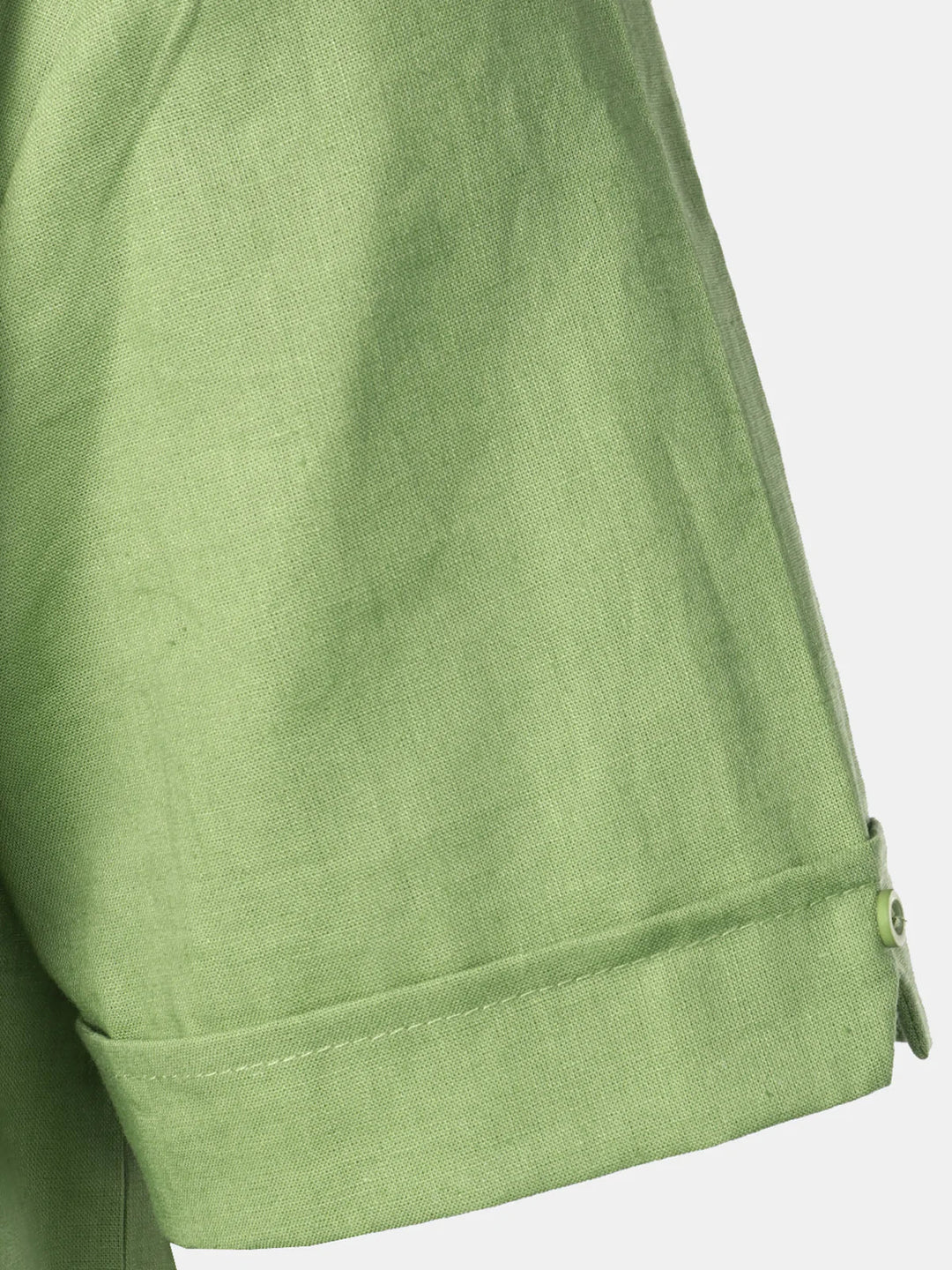 Chemise décontractée à manches courtes pour homme avec poche en lin cubain Guayabera Summer Camp