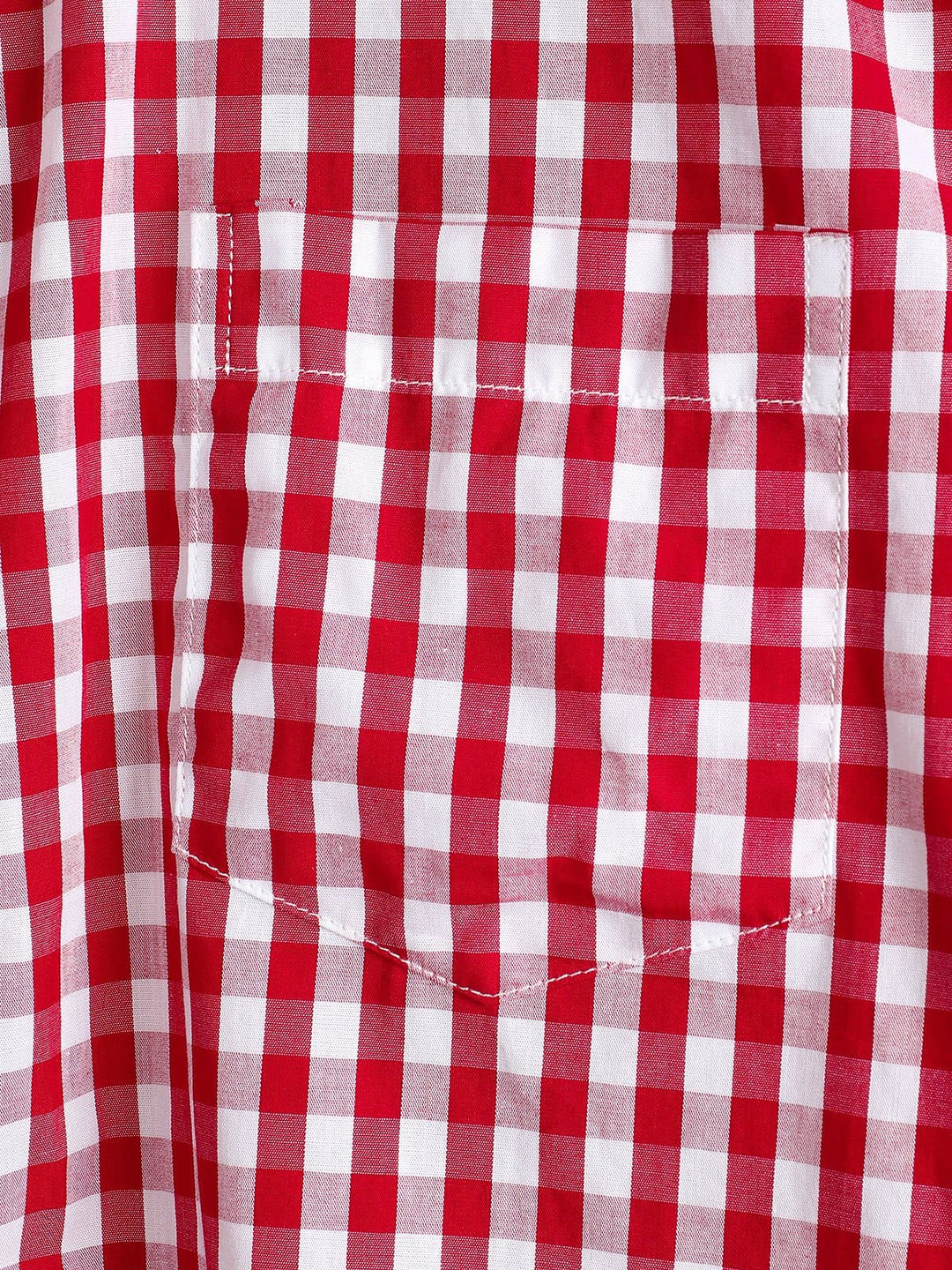 Chemise coupe classique en coton à carreaux