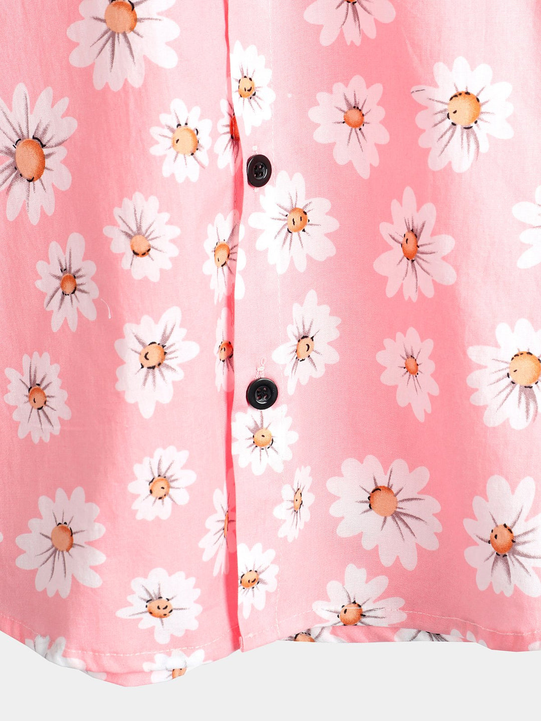 Chemise en coton à imprimé floral hawaïen tropical pour homme