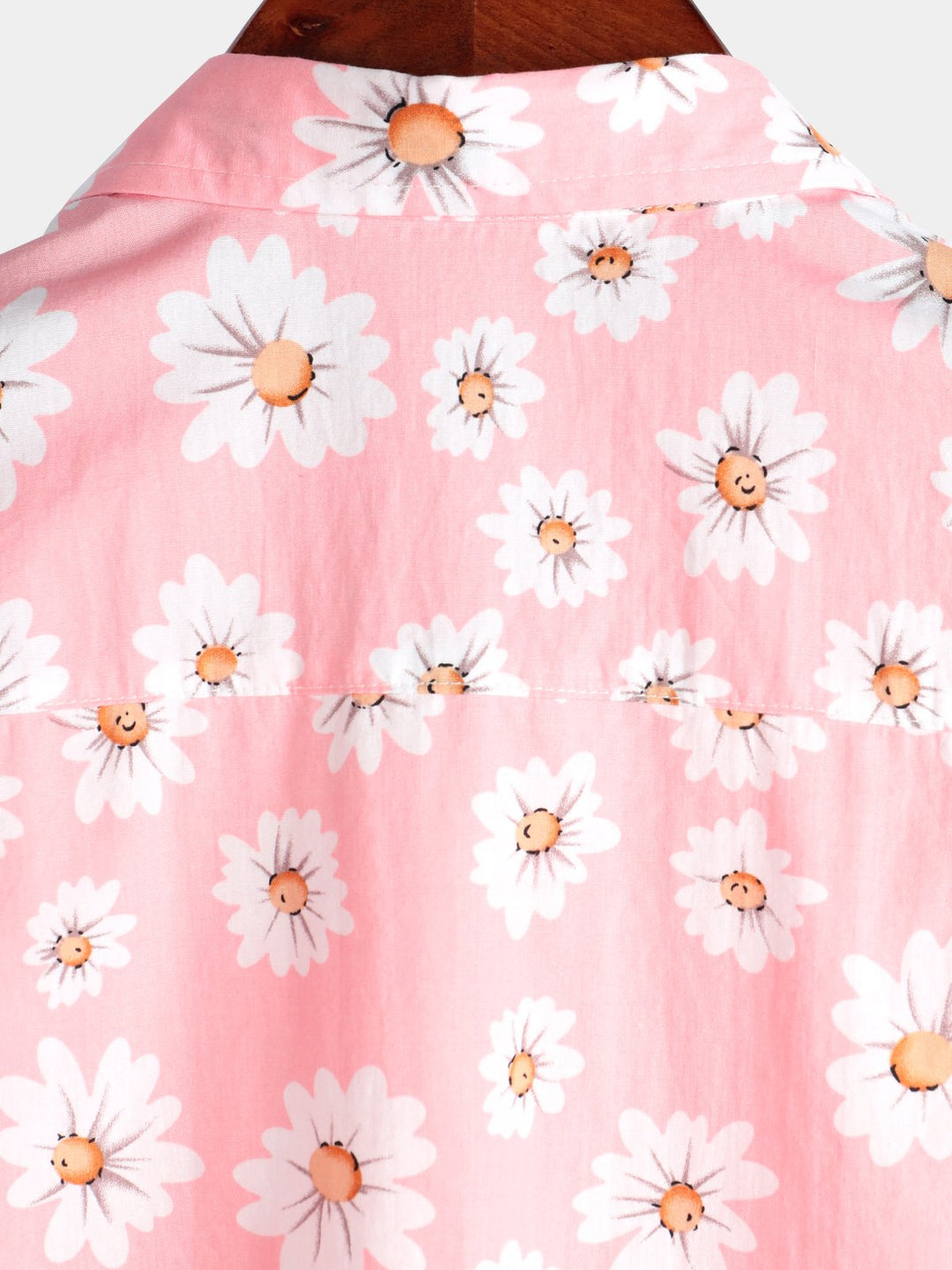 Chemise en coton à imprimé floral hawaïen tropical pour homme
