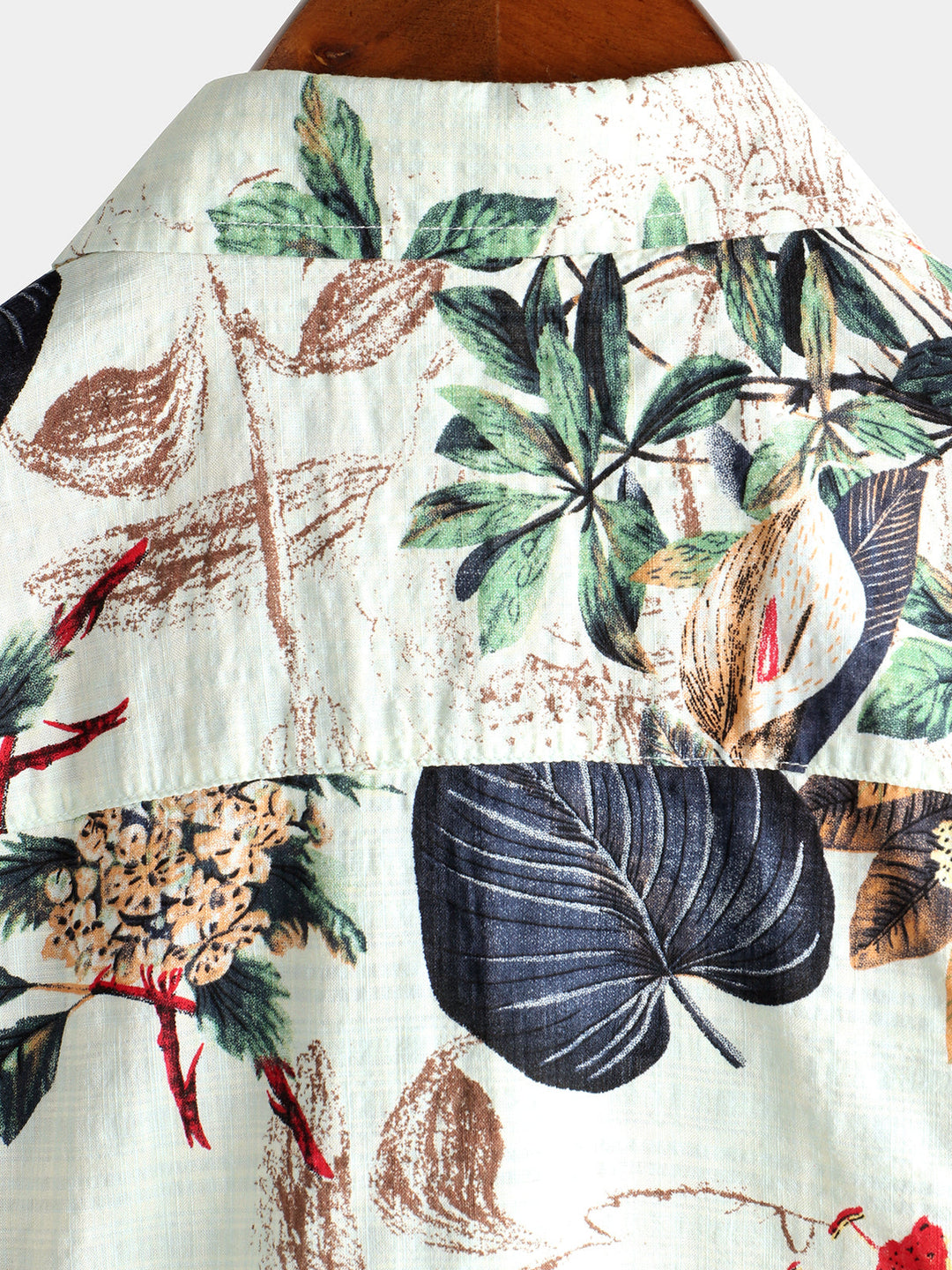 Chemise hawaïenne tropicale en coton à fleurs pour hommes