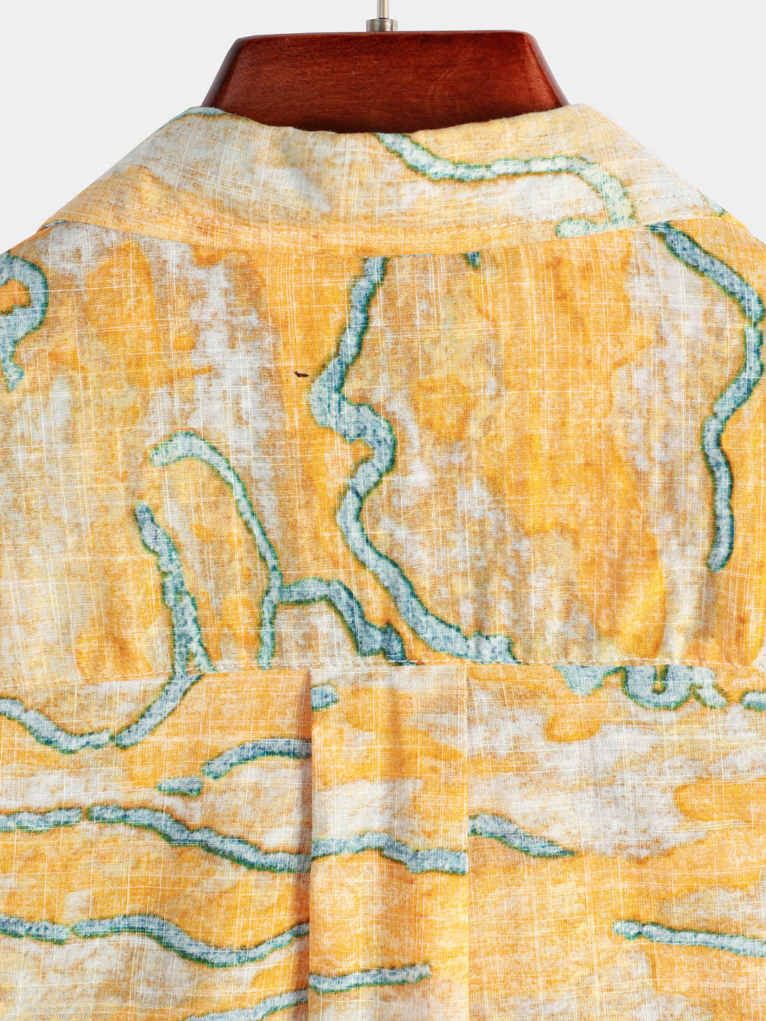 Chemise hawaïenne imprimée à manches courtes pour hommes