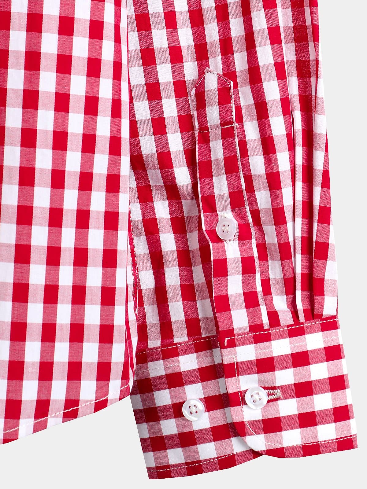 Chemise coupe classique en coton à carreaux