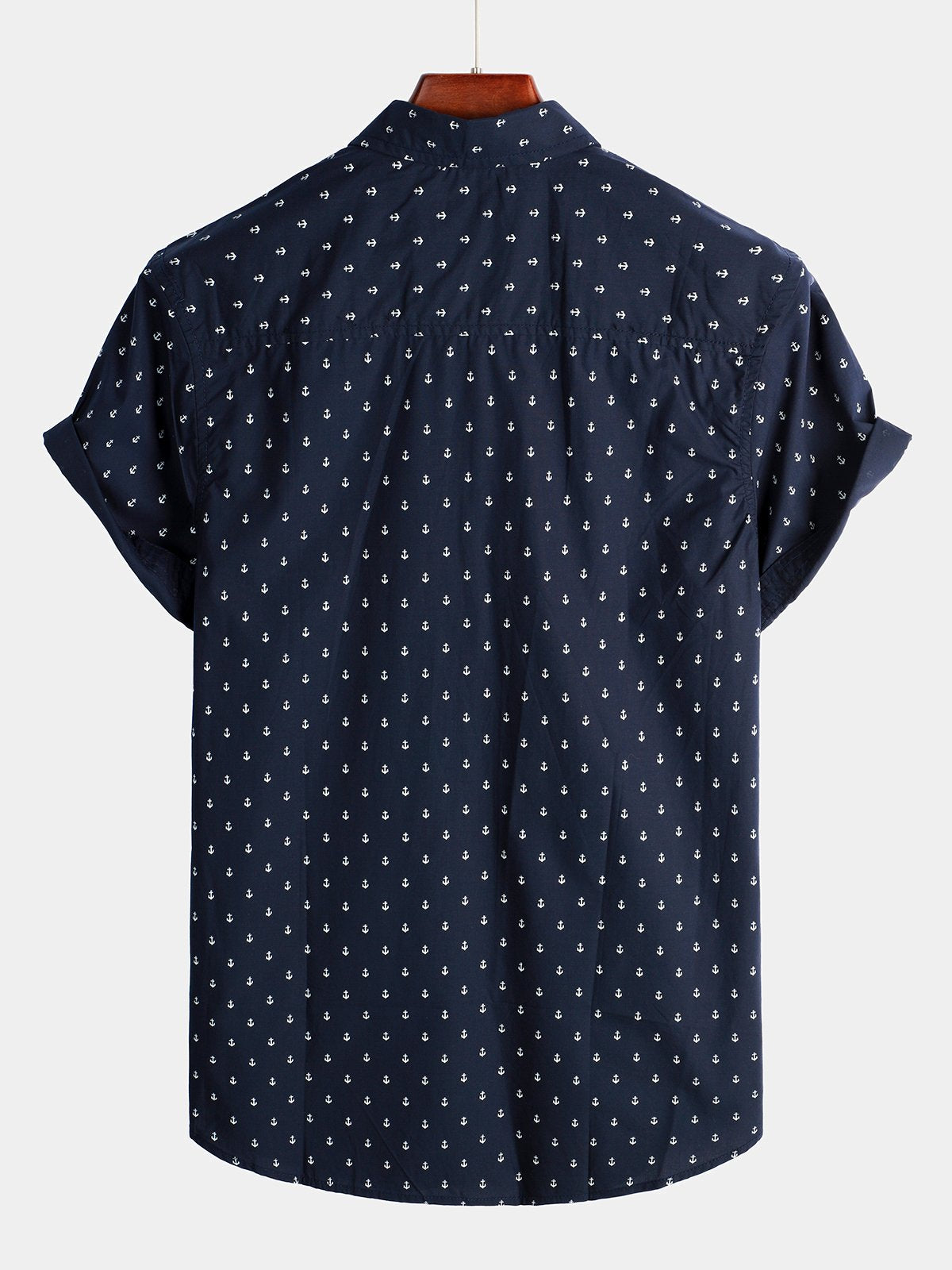 Chemise à Manches Courtes Imprimée Décontractée pour Homme