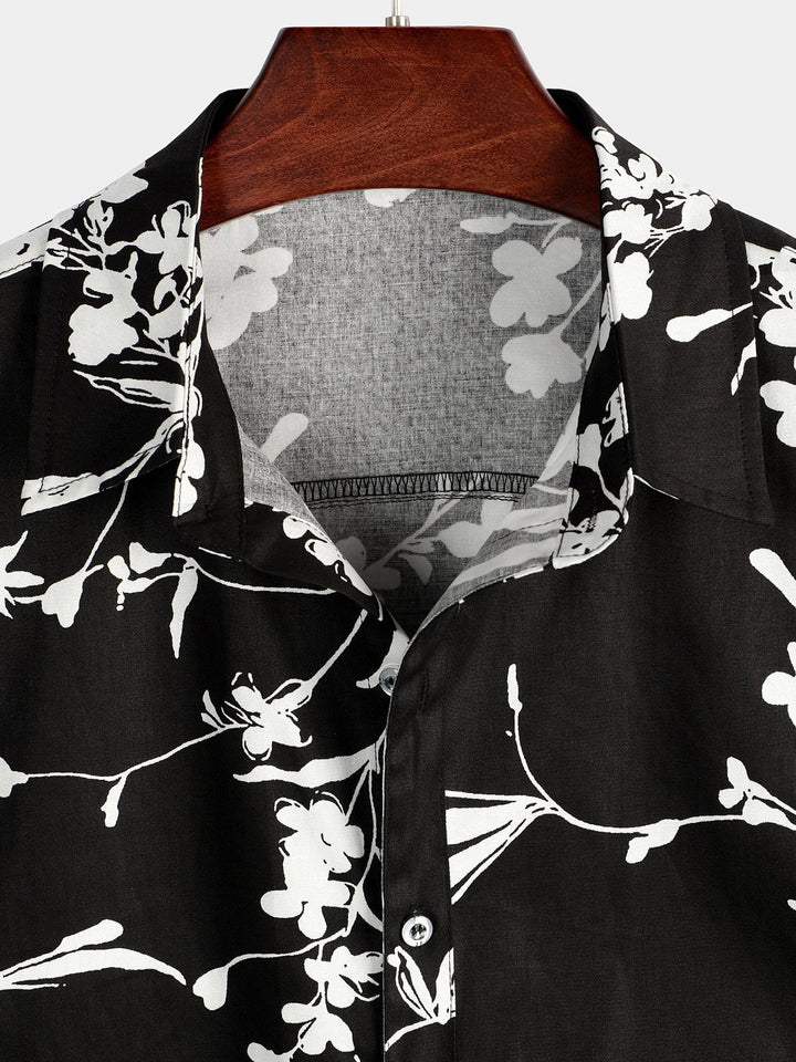 Chemise de vacances tropicale décontractée pour hommes