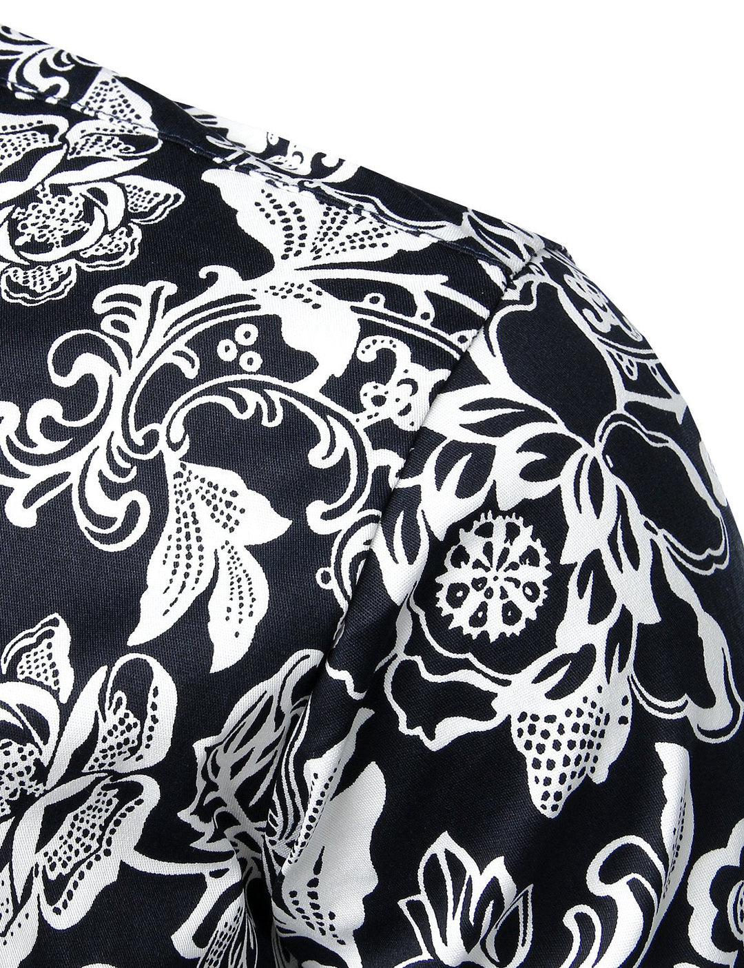 Chemise en coton imprimé de motifs floraux homme