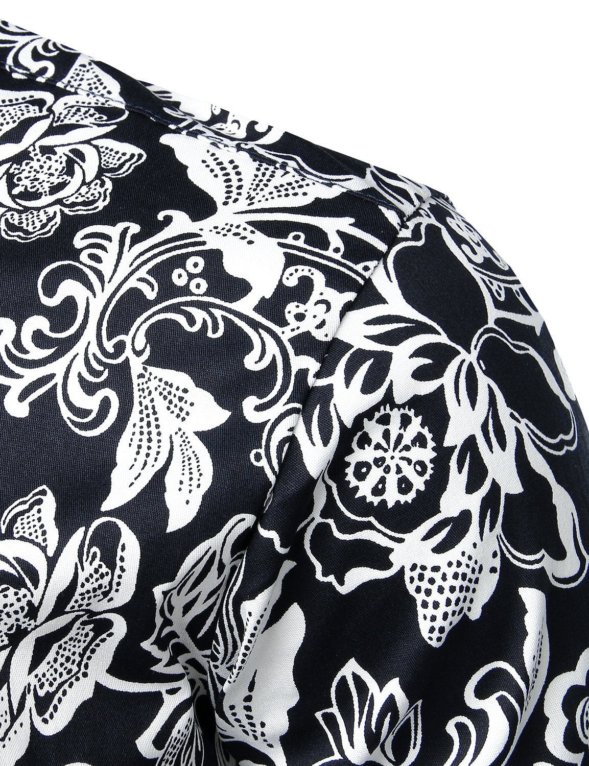 Chemise en coton imprimé de motifs floraux homme