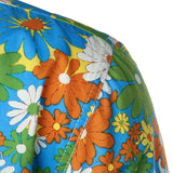 Chemise à manches longues imprimé floraux homme