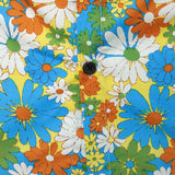 Chemise à manches longues imprimé floraux homme