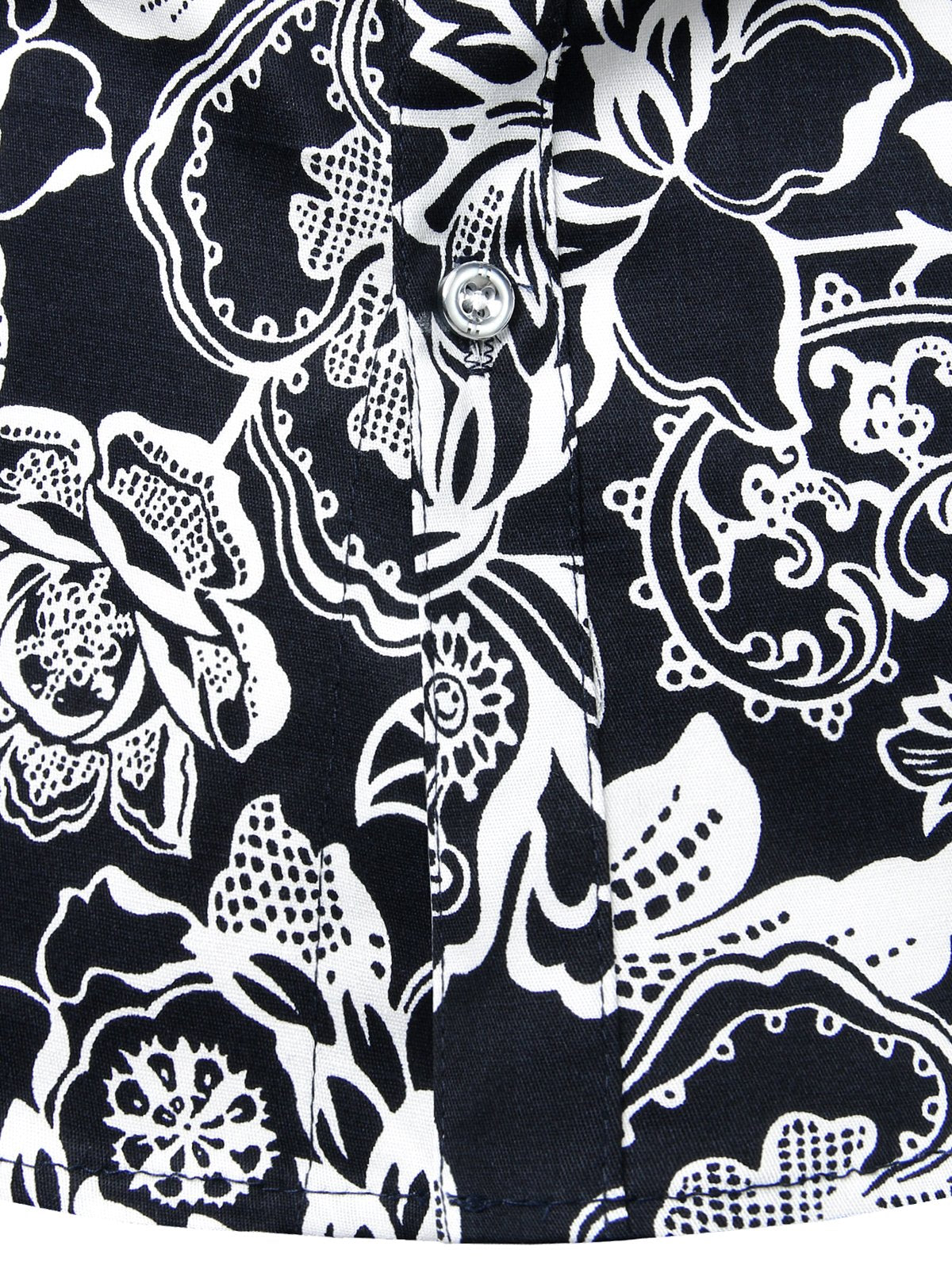 Chemise en coton imprimé de motifs floraux homme