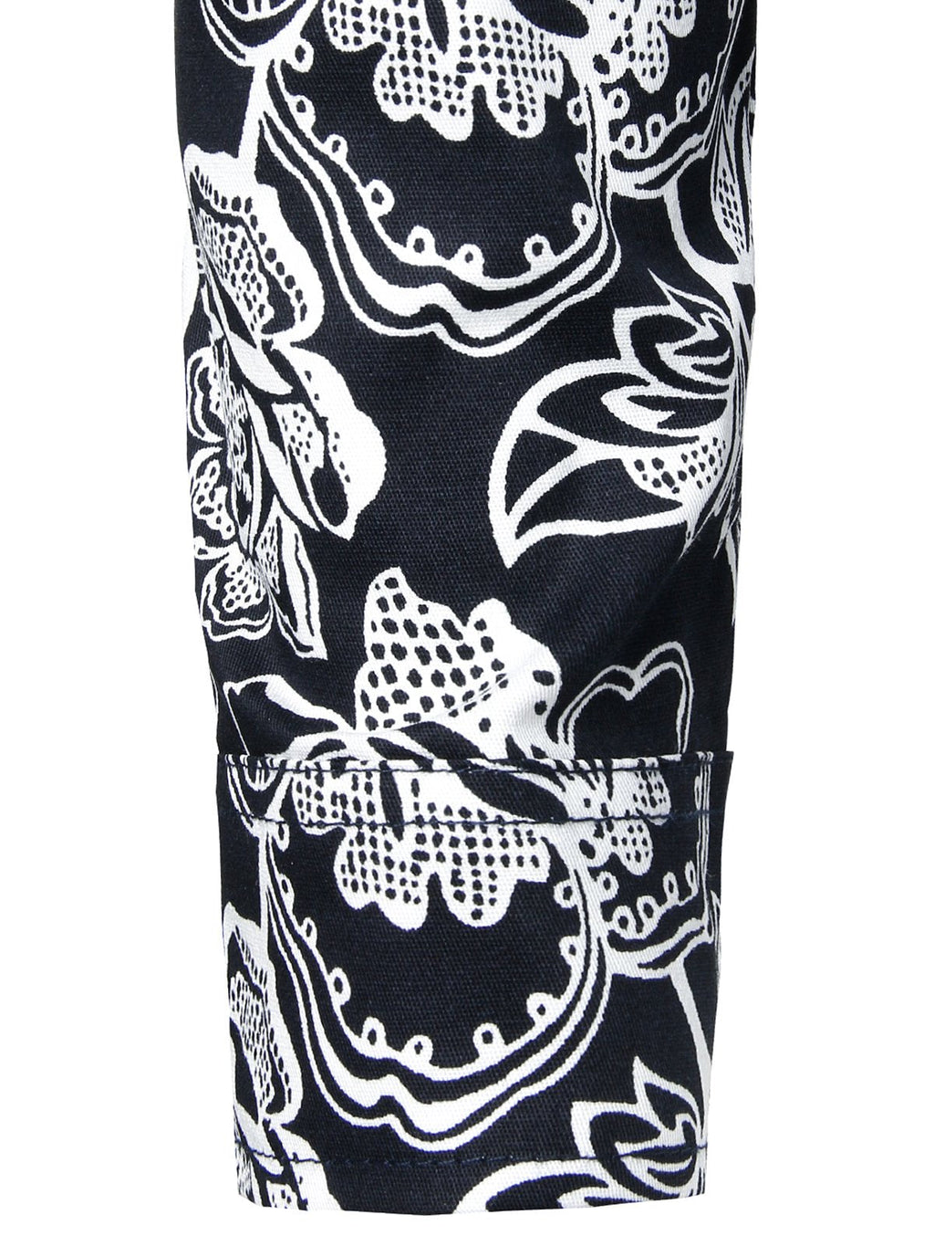 Chemise en coton imprimé de motifs floraux homme