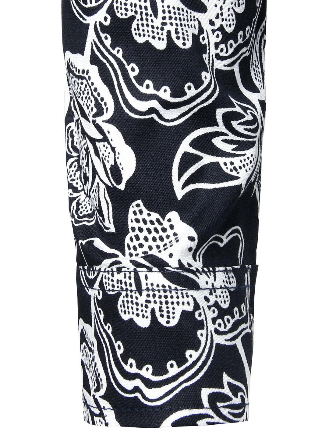 Chemise en coton imprimé de motifs floraux homme