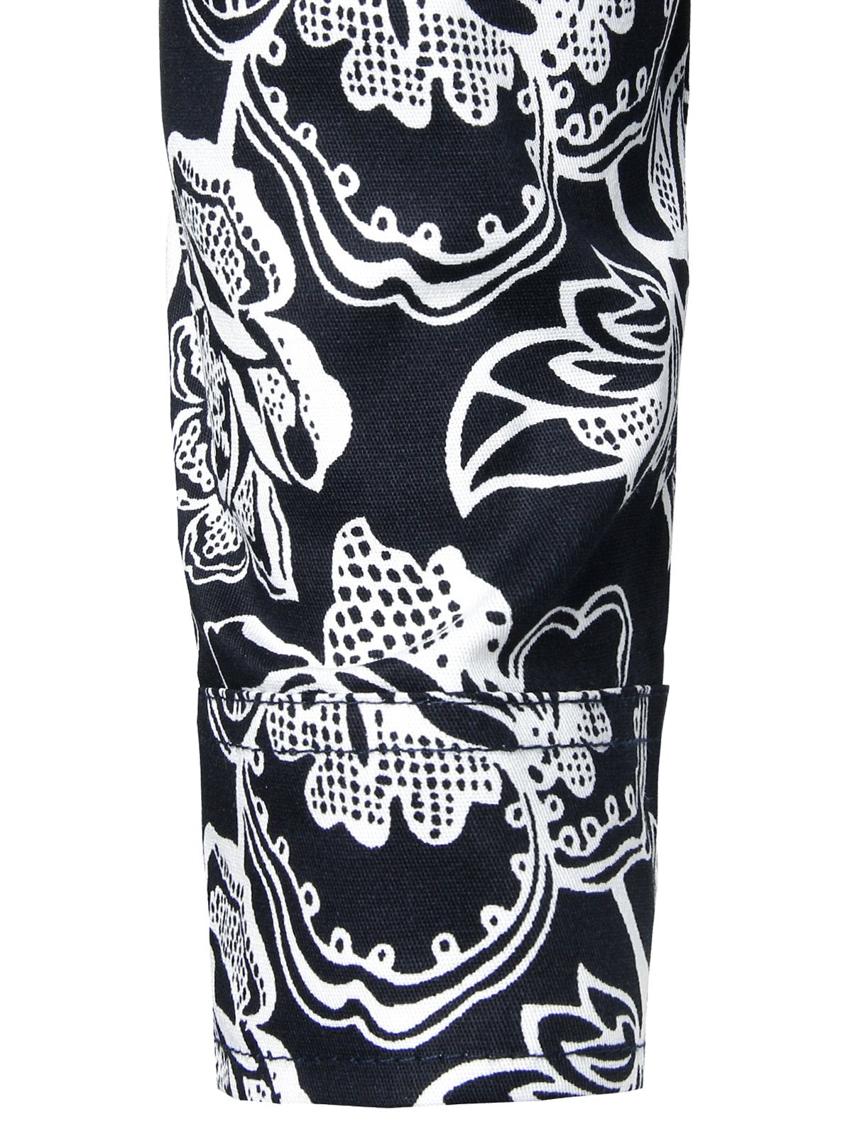 Chemise en coton imprimé de motifs floraux homme
