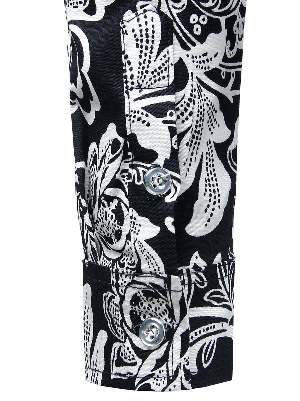 Chemise en coton imprimé de motifs floraux homme