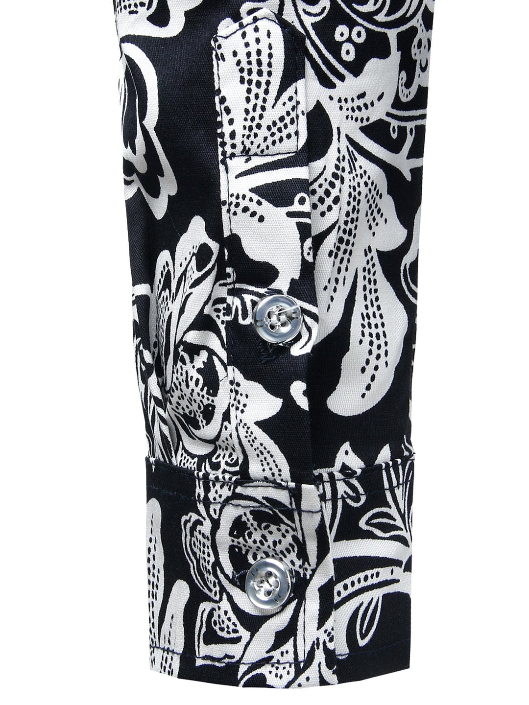 Chemise en coton imprimé de motifs floraux homme