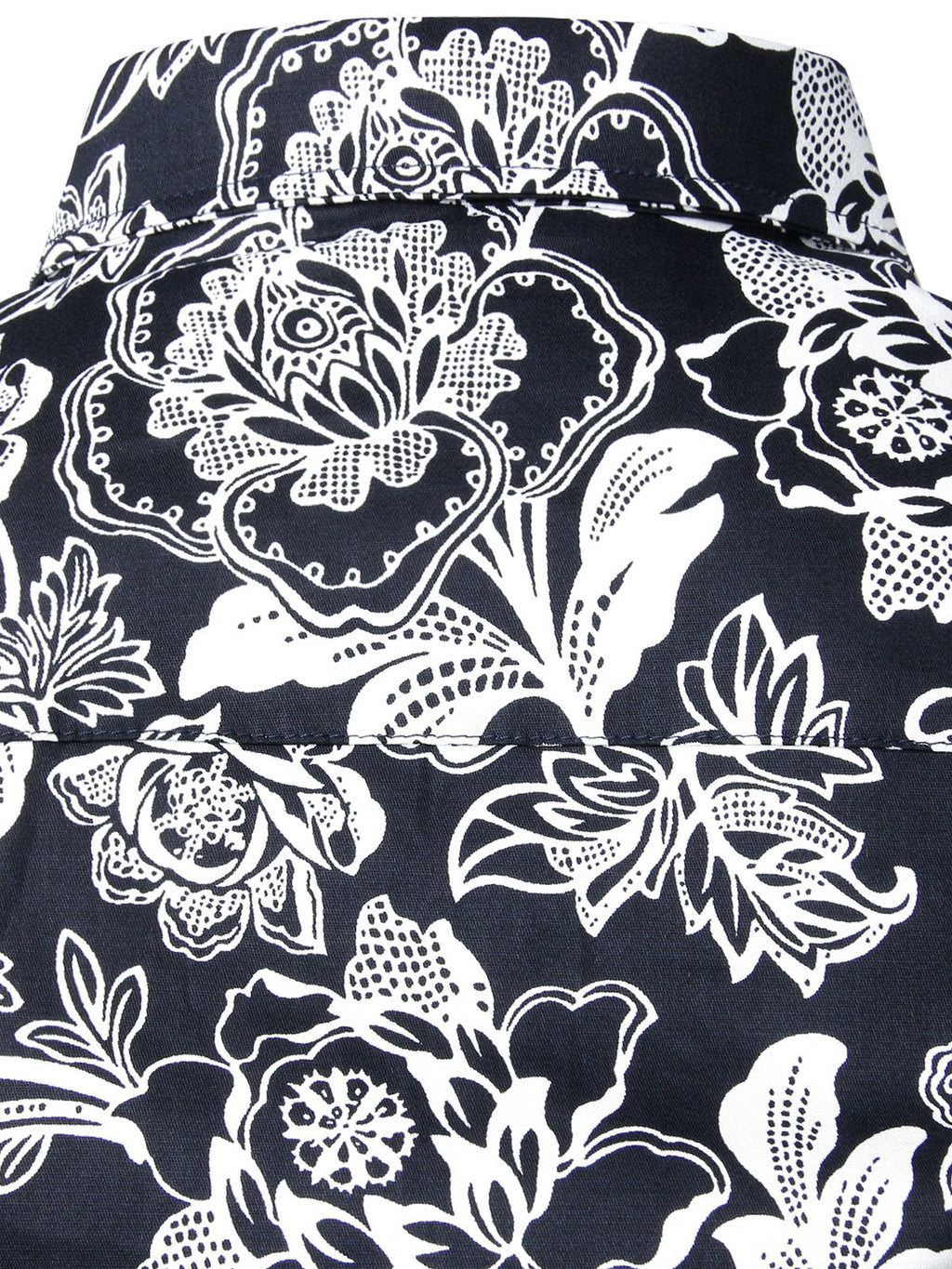 Chemise en coton imprimé de motifs floraux homme