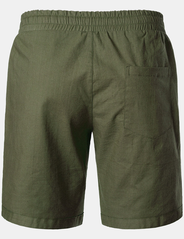 Short Homme Lin Coton Léger Respirant Casual