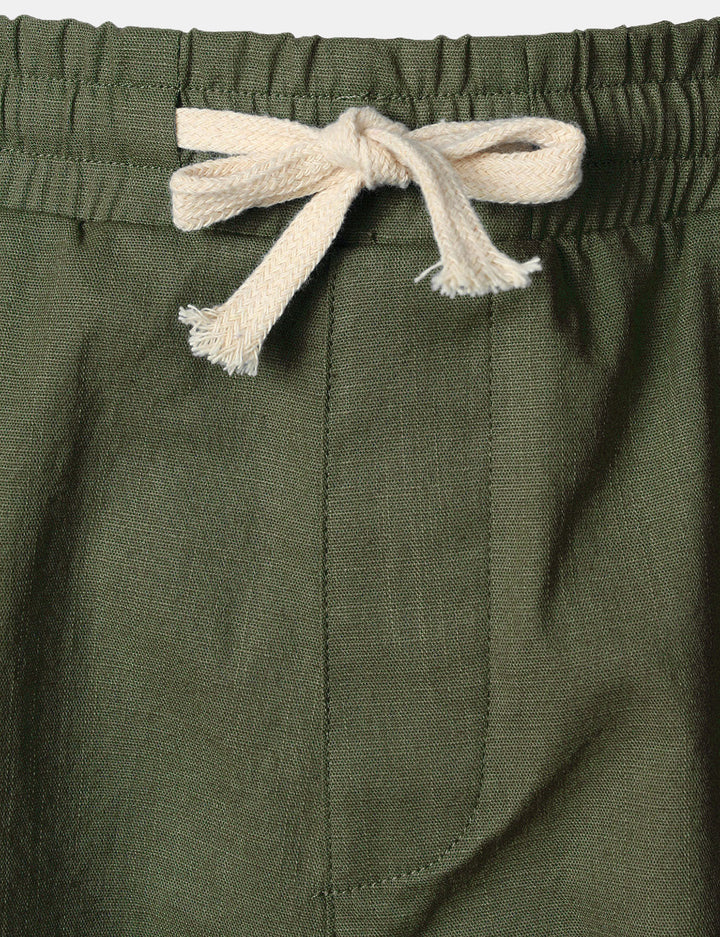 Short Homme Lin Coton Léger Respirant Casual