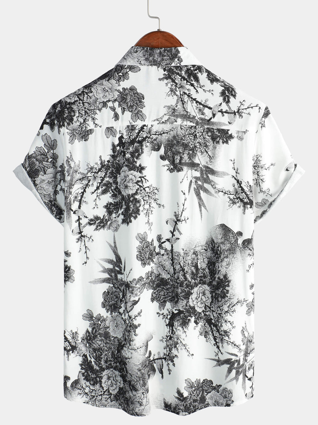 Chemise hawaïenne respirante à manches courtes et boutons pour homme, idéale pour les vacances d'été