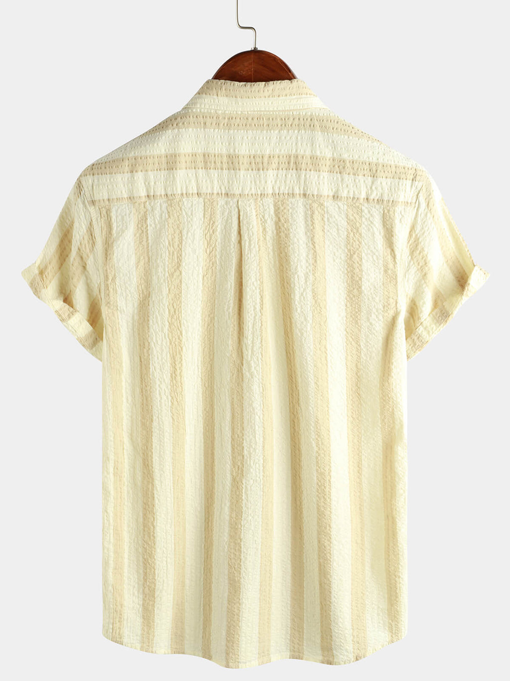 Chemise pour Homme avec Poche, Type Hawaïenne, de Vacances, avec Boutons et Manches Courtes