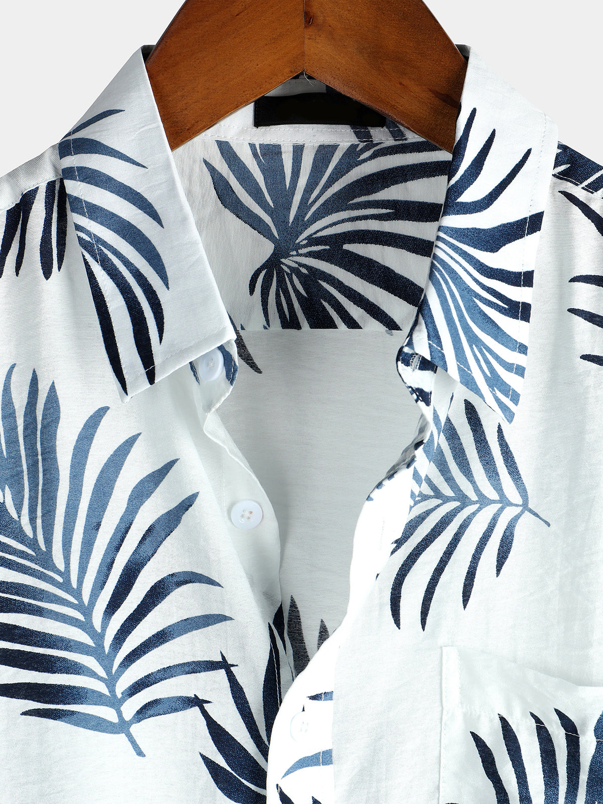 Chemise à boutons d'été à fleurs hawaïennes en coton pour hommes