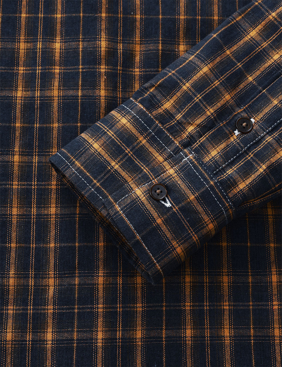 Chemise à manches longues décontractée à carreaux rétro pour hommes