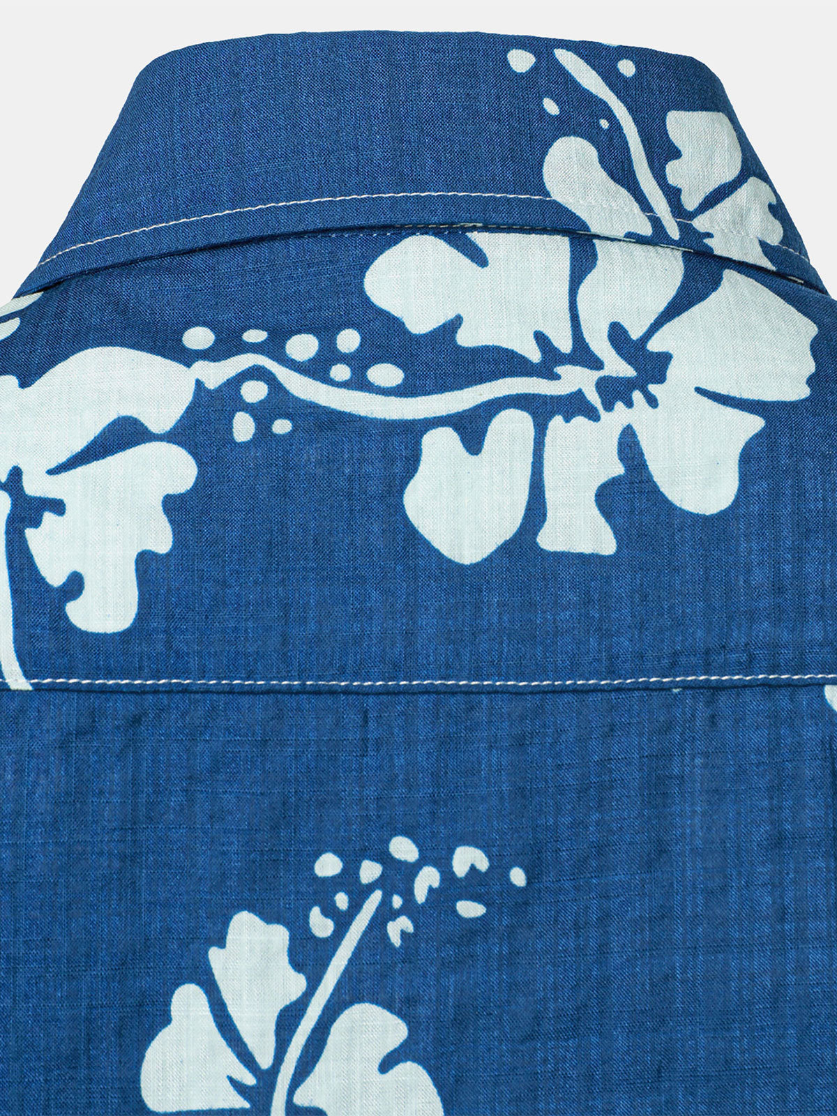 Chemisier à imprimé floral pour femme Chemise hawaïenne à manches courtes en coton pour l'été