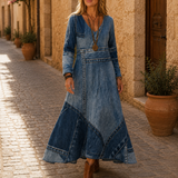 Adriana | Robe Midi en Jean Vintage