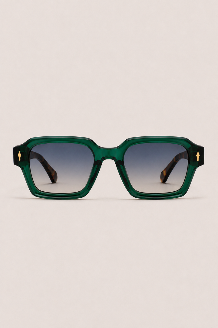 Cobalt Lucent Léopard Vert