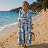Robe d’Été Imprimée Flatteuse
