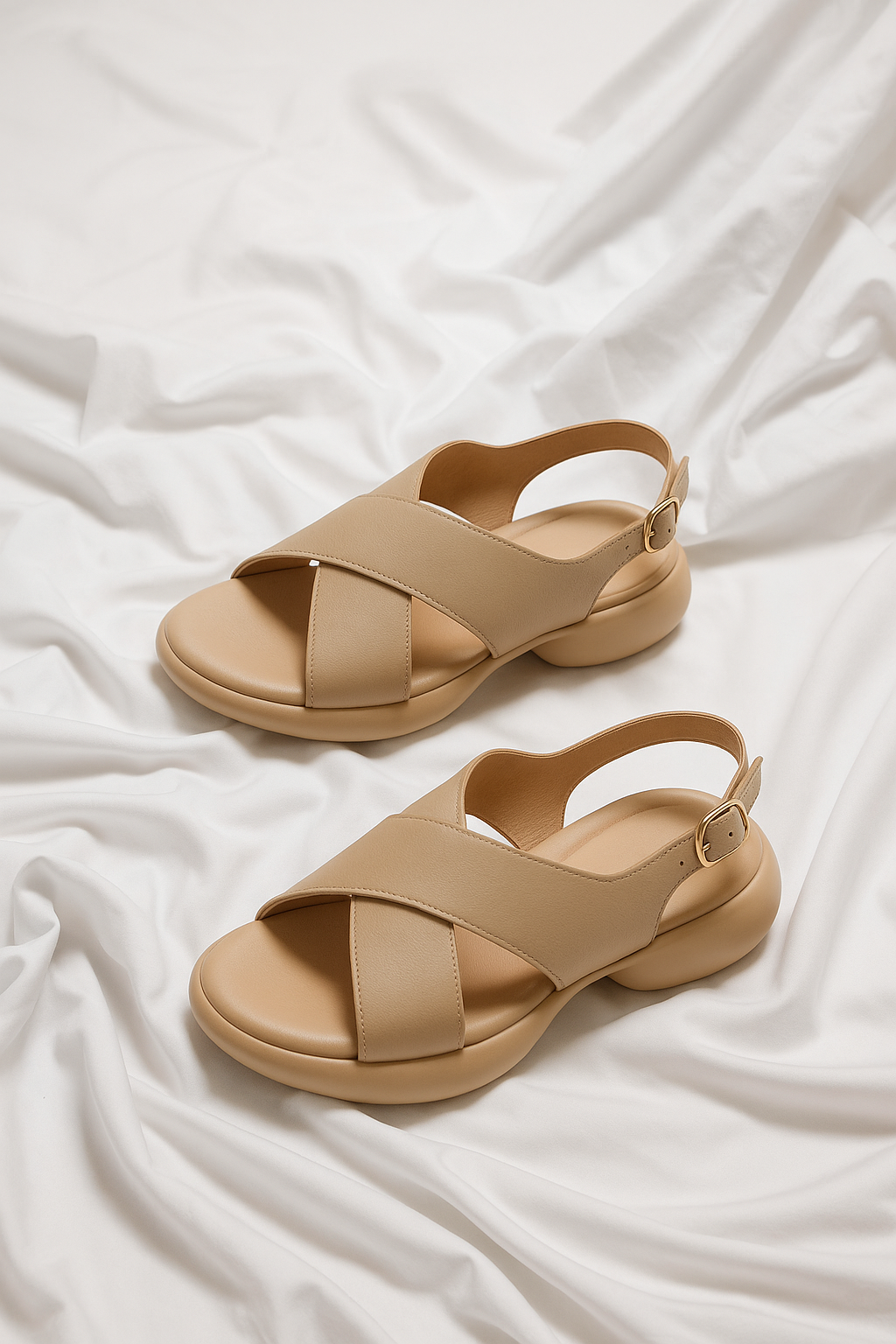 Sandales à brides croisées Emery