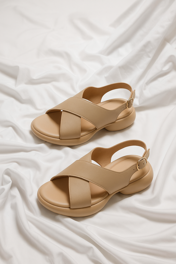 Sandales à brides croisées Emery