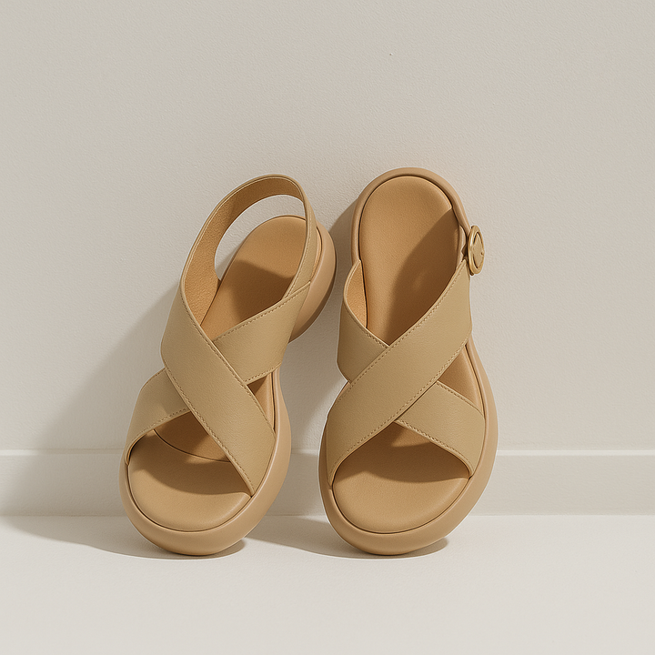 Sandales à brides croisées Emery